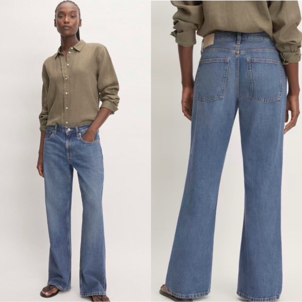 EVERLANE The Slouch Bootcut Denim Jeans